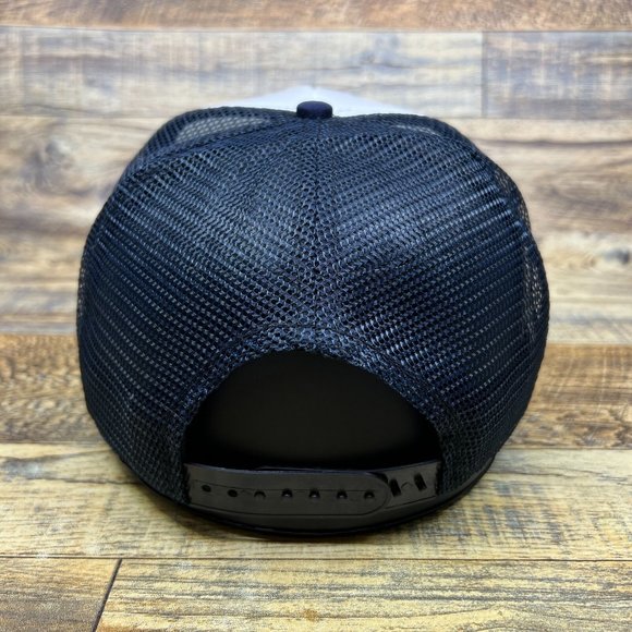 Houston Astros Mens Trucker Hat Navy Snapback Retro Logo Jeff Bagwell Ball Cap - Picture 5 of 8